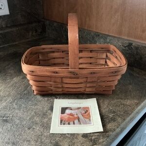 Longaberger Heartland Collection Small Chore Basket